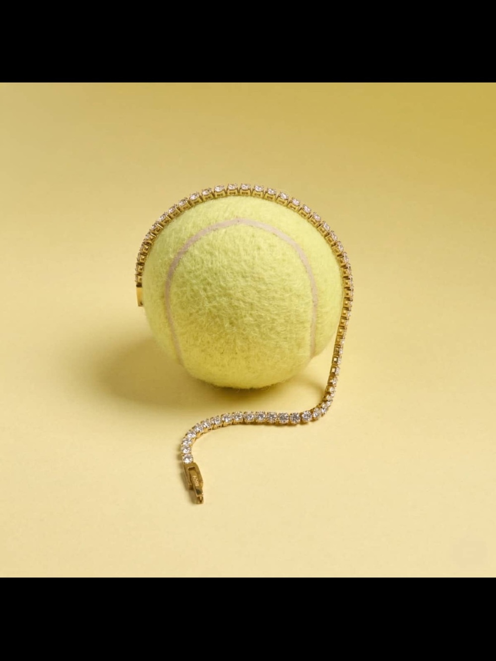 NWT NOGU 18k Gold x Crystal | Tennis Club Bracelet (18 cm) - Picture 3 of 11